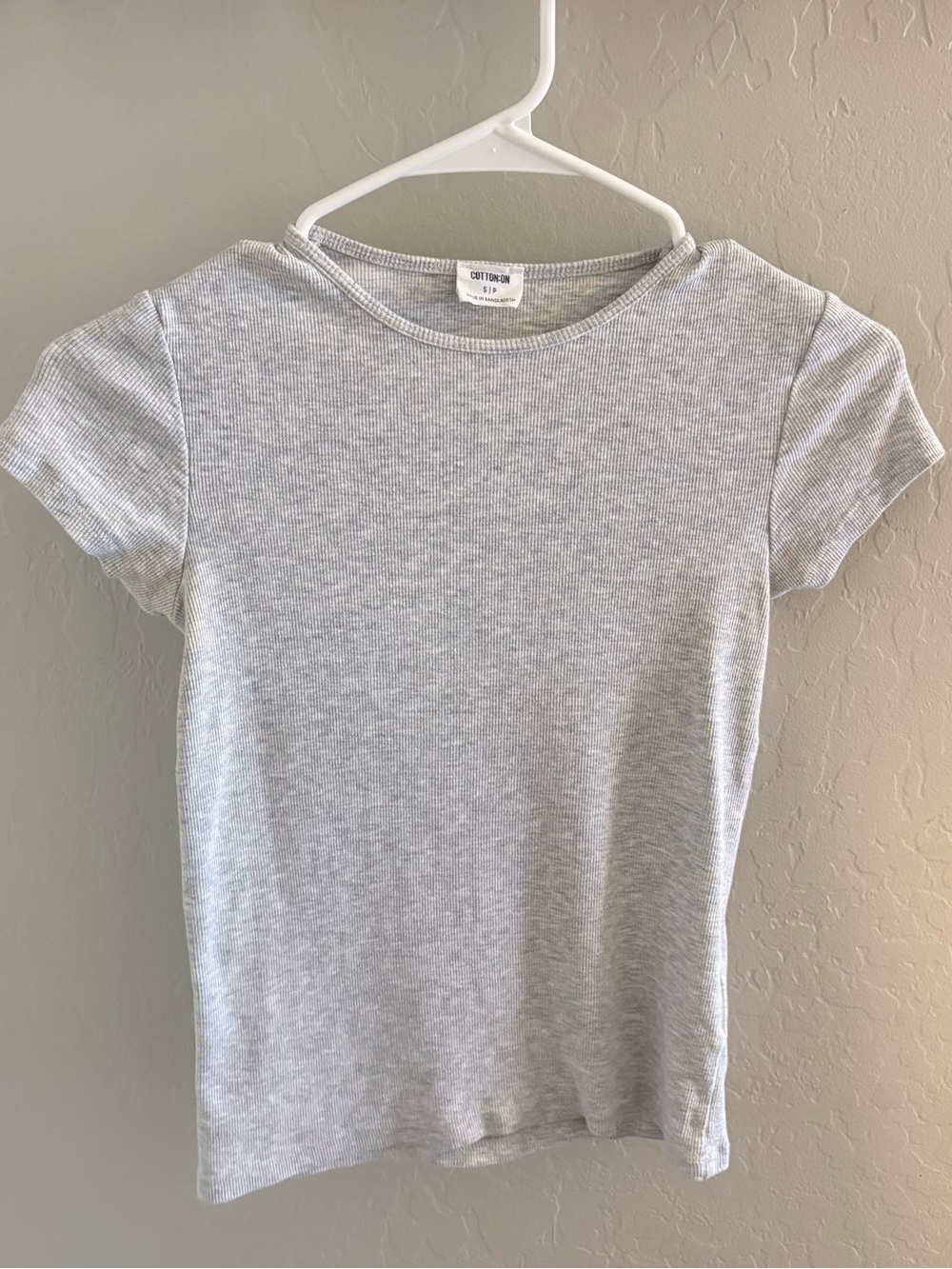 Cotton On The One Organic Rib Crew Short Sleeve Tee